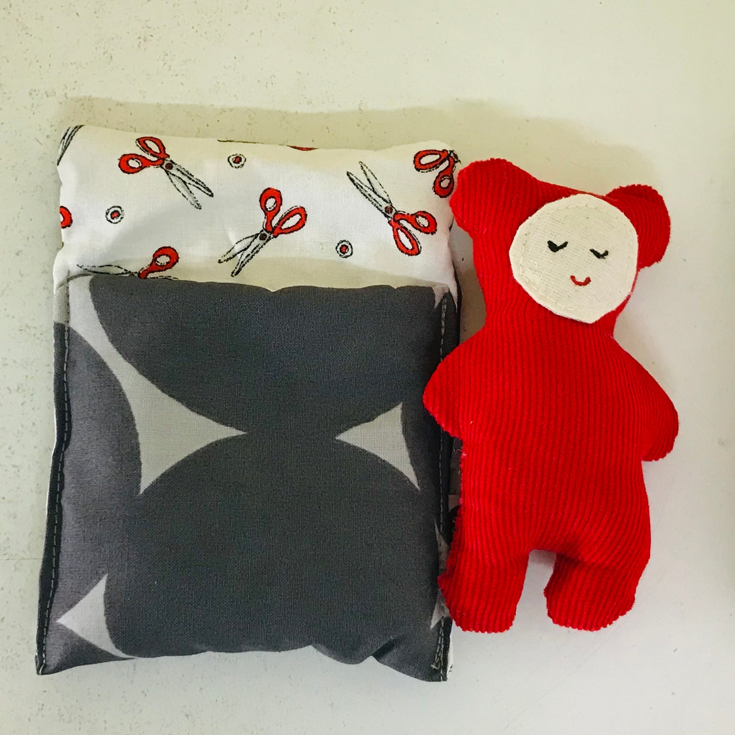 Handmade OOAK Mini Sleepy Bear with Sleeping Bag