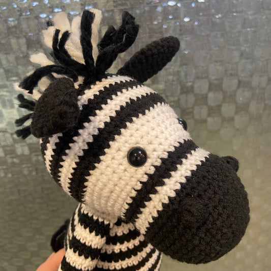 Crochet Zebra Toy