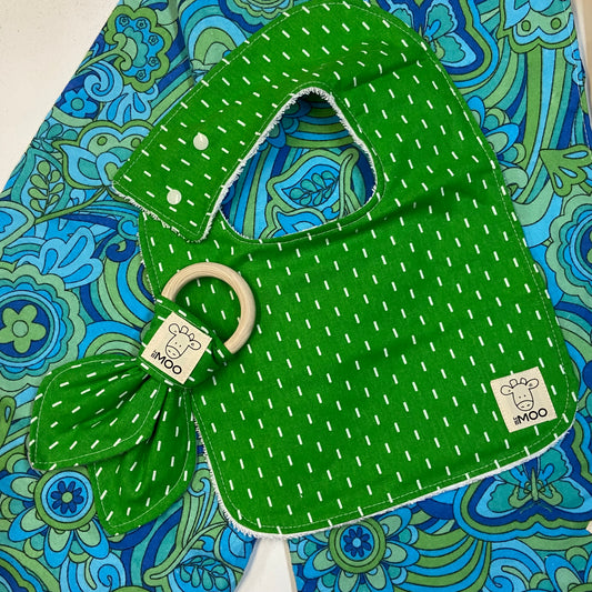 Gift Box - Blanket, Bib & Timber Teether