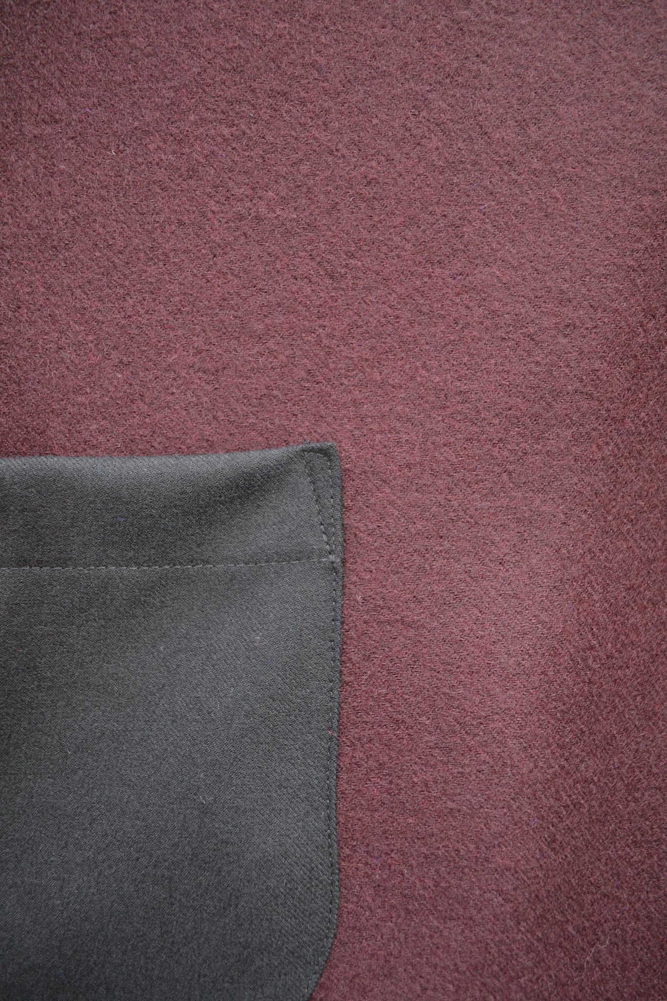 Women's Handmade Rider Vest - Aubergine Wool