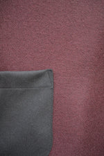 Women's Handmade Rider Vest - Aubergine Wool