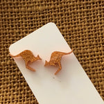 Novelty Studs Earrings - Graphic Acrylic
