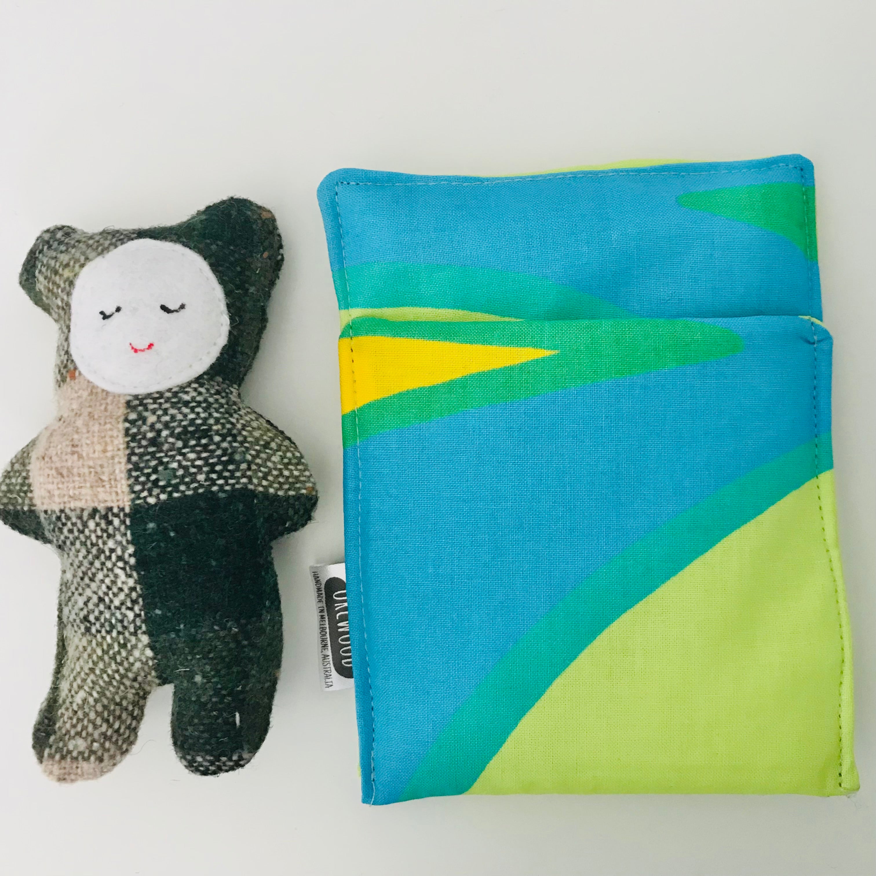 Handmade OOAK Mini Sleepy Bear with Sleeping Bag