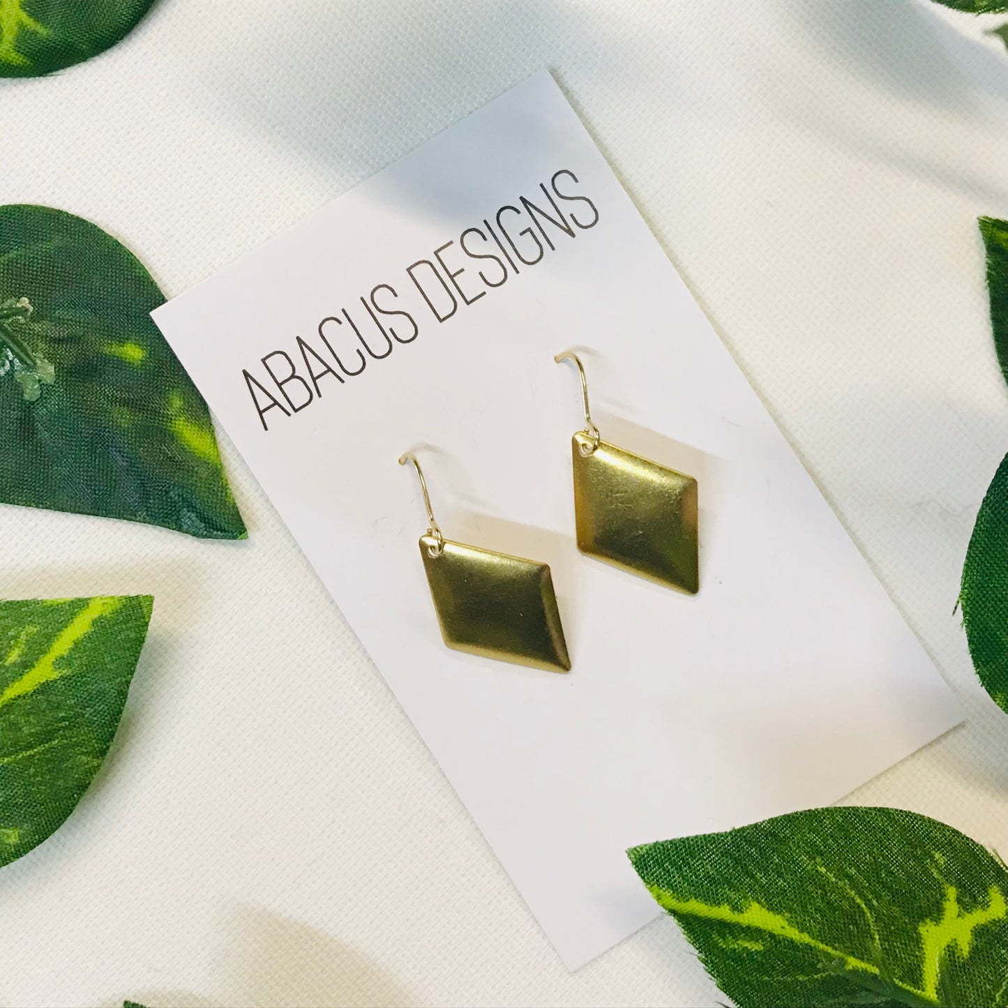 Brass Dangle Earrings