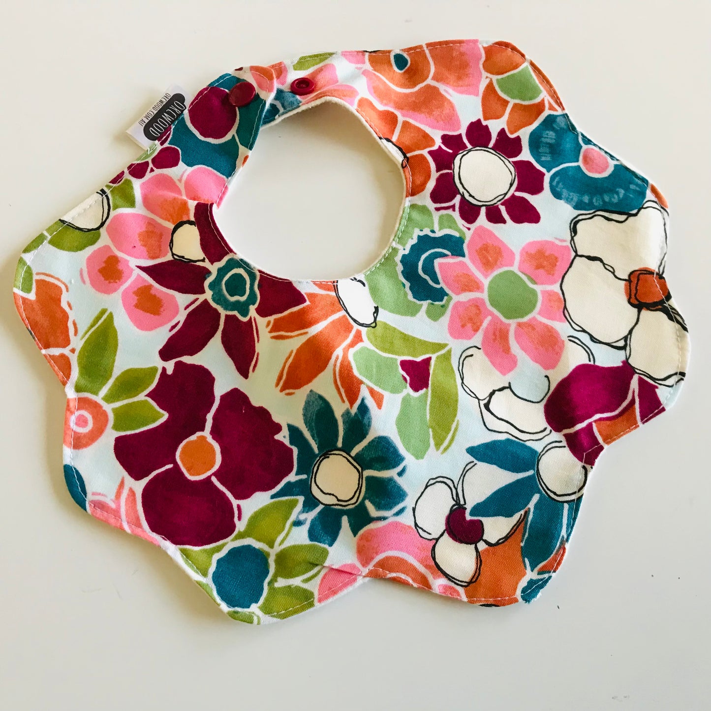 Bibs - Handmade Scalloped baby and toddler bib
