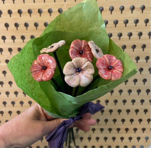 Handthrown Ceramic Forever Posies