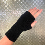 Crochet fingerless gloves - various colours
