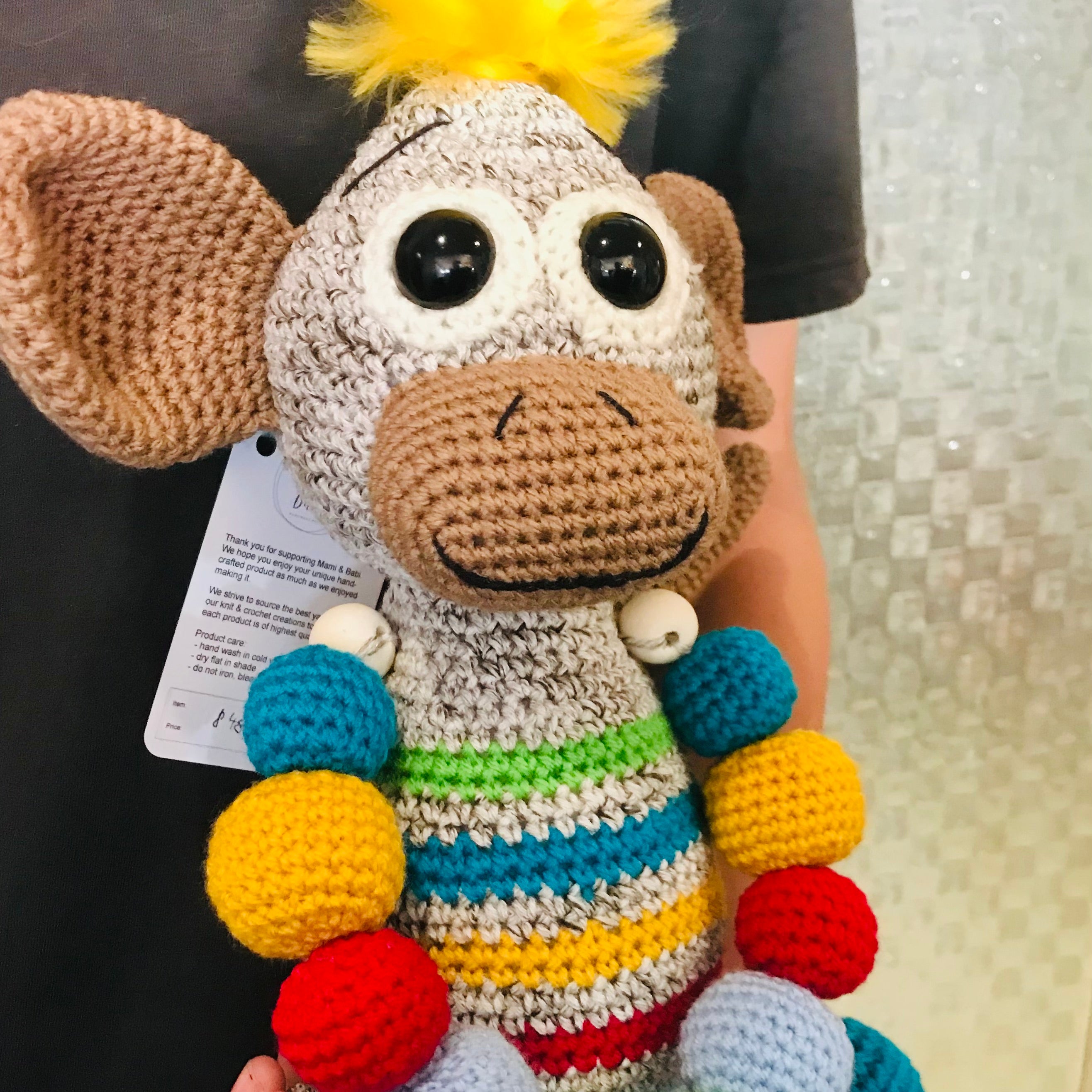 Crochet Monkey Toy