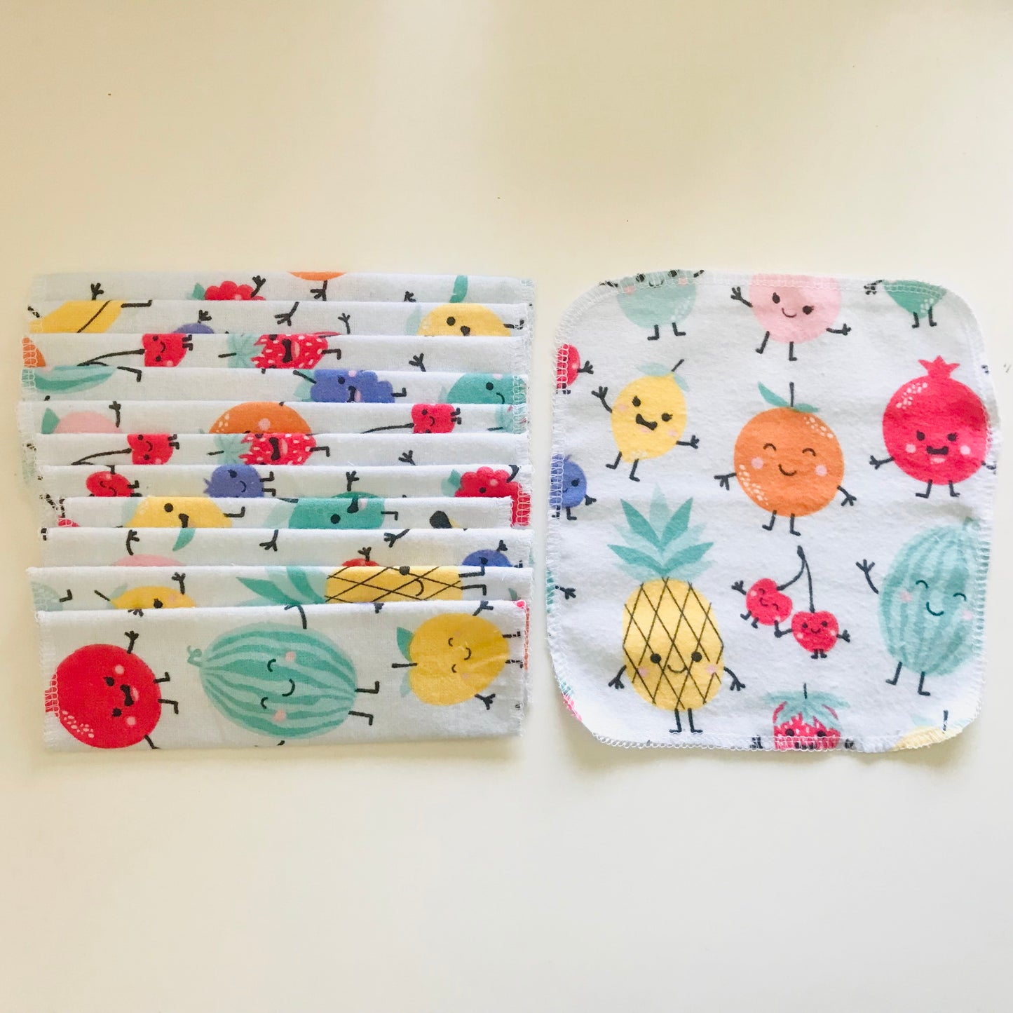No Waste Reusable Baby Wipes  - pack of 12