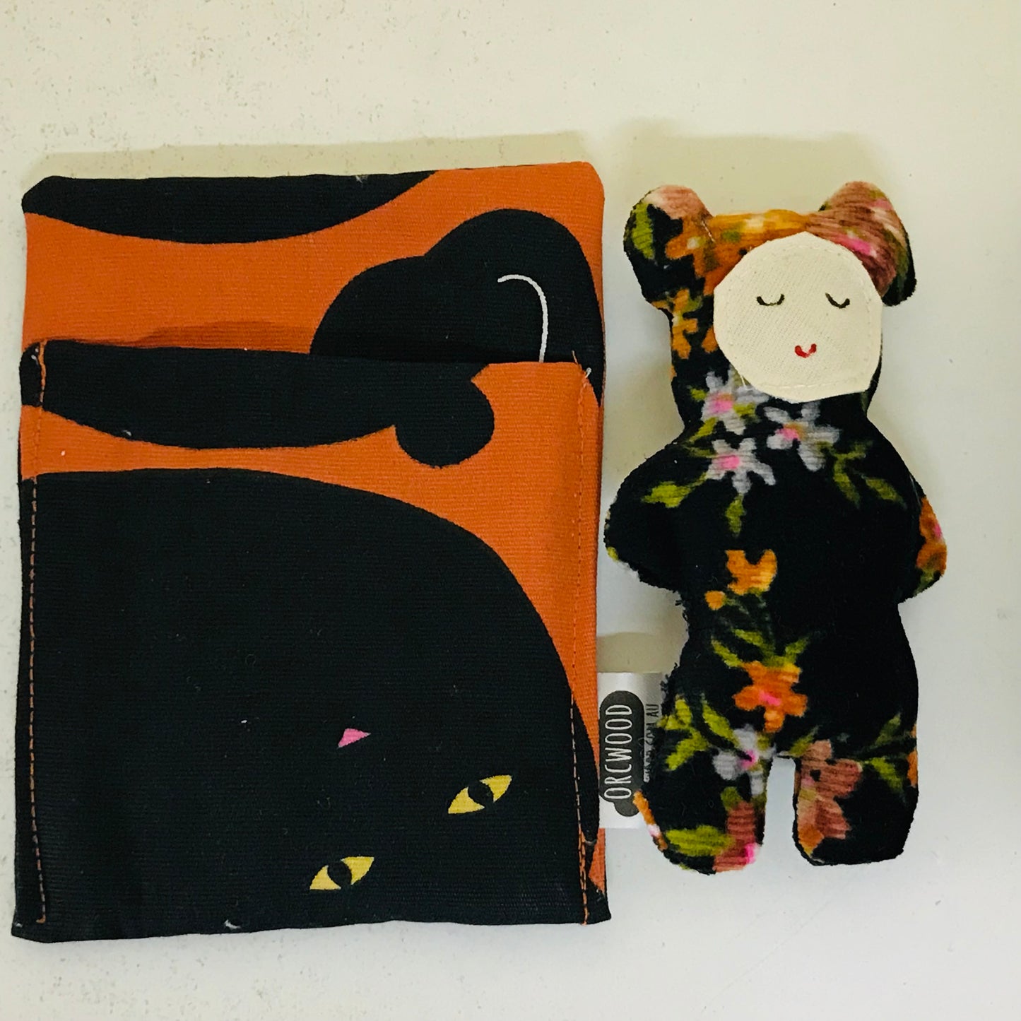 Handmade OOAK Mini Sleepy Bear with Sleeping Bag