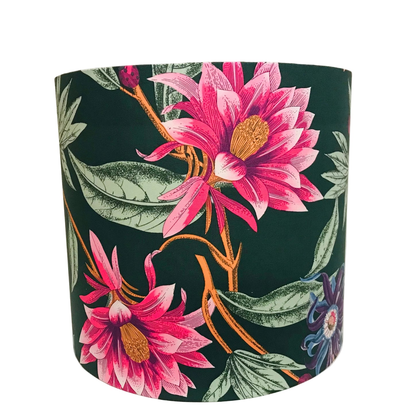 Custom Lamp Shade only - Tropical Punch Nature Lover Large Print Cotton Duck