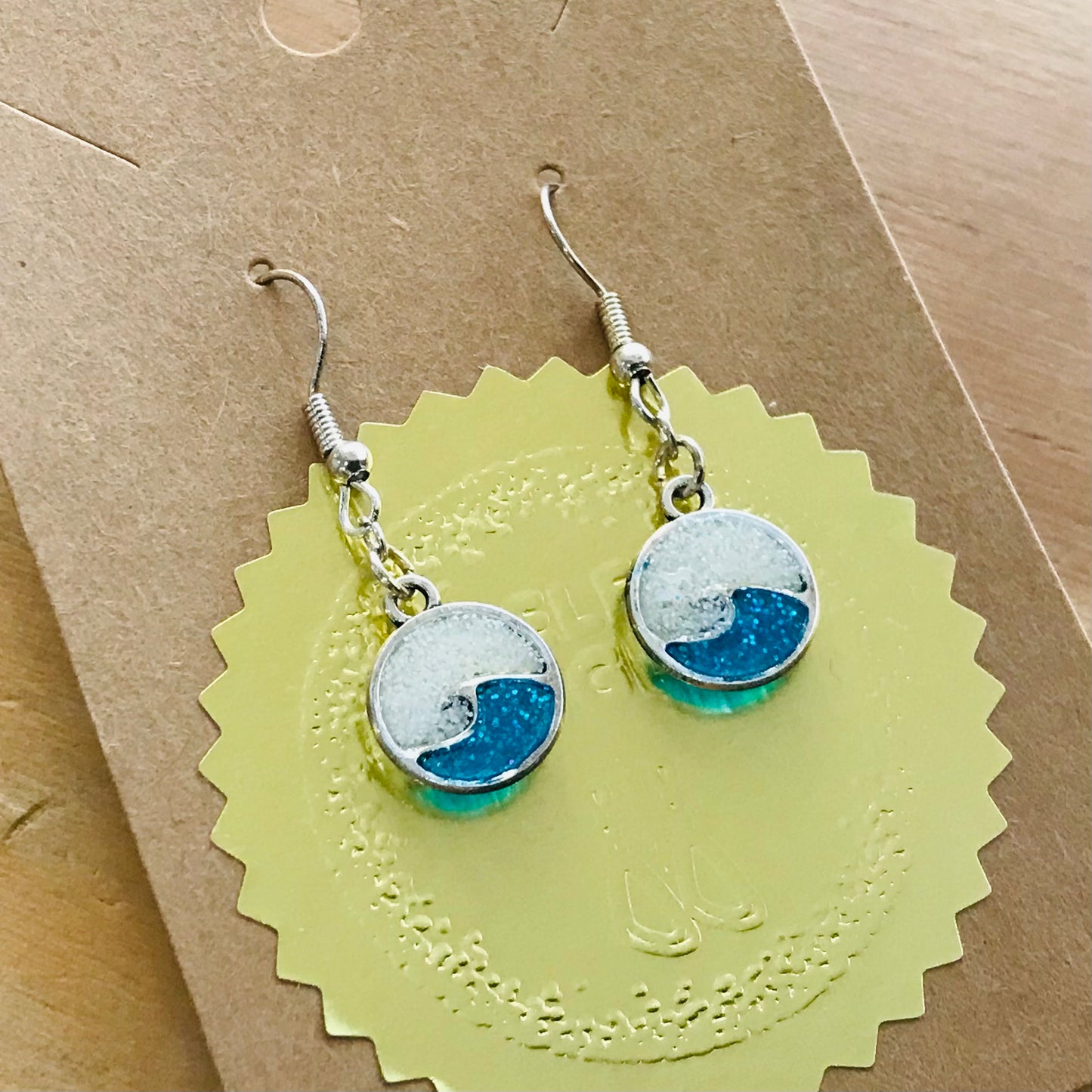 Novelty Resin Sparkle Dangles Earrings