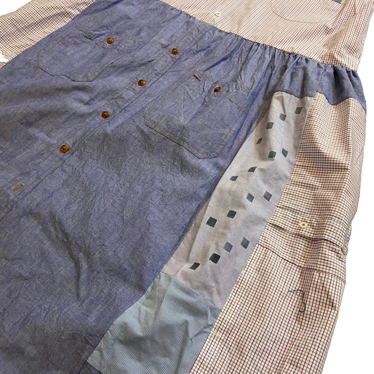 Scarecrow Dress - Chambray Check