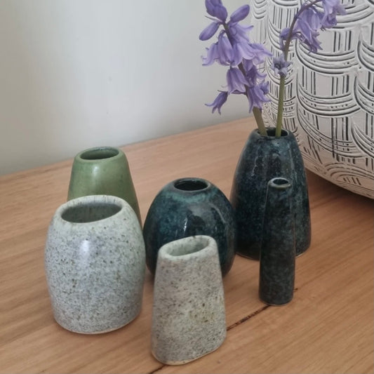 Ceramic Handthrown Tiny Vases