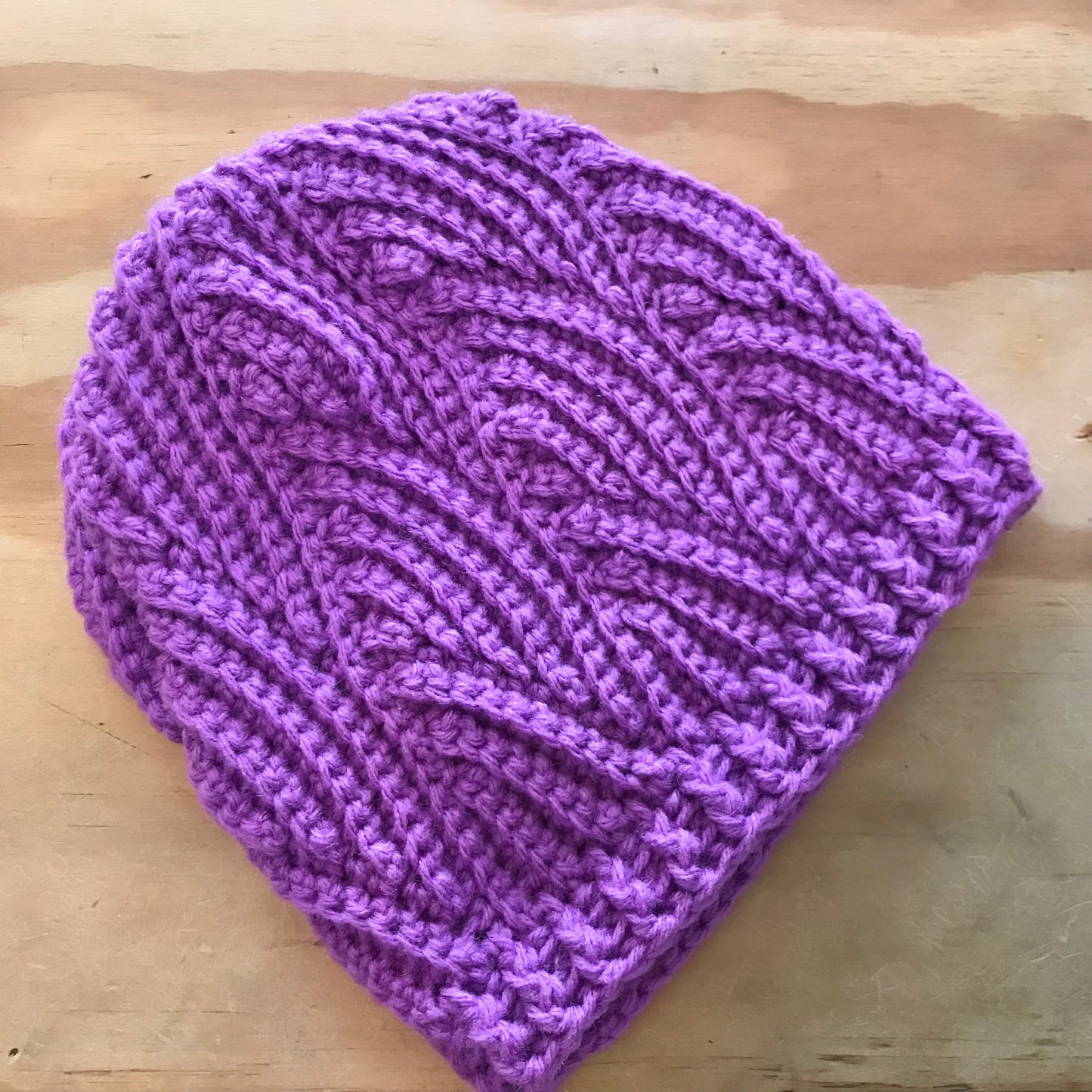 Crochet Wool Blend Beanies - various colours