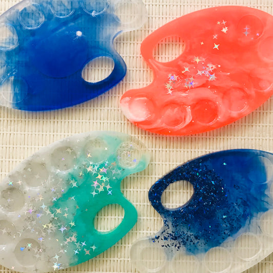 Eco Resin Mini Paint Palettes