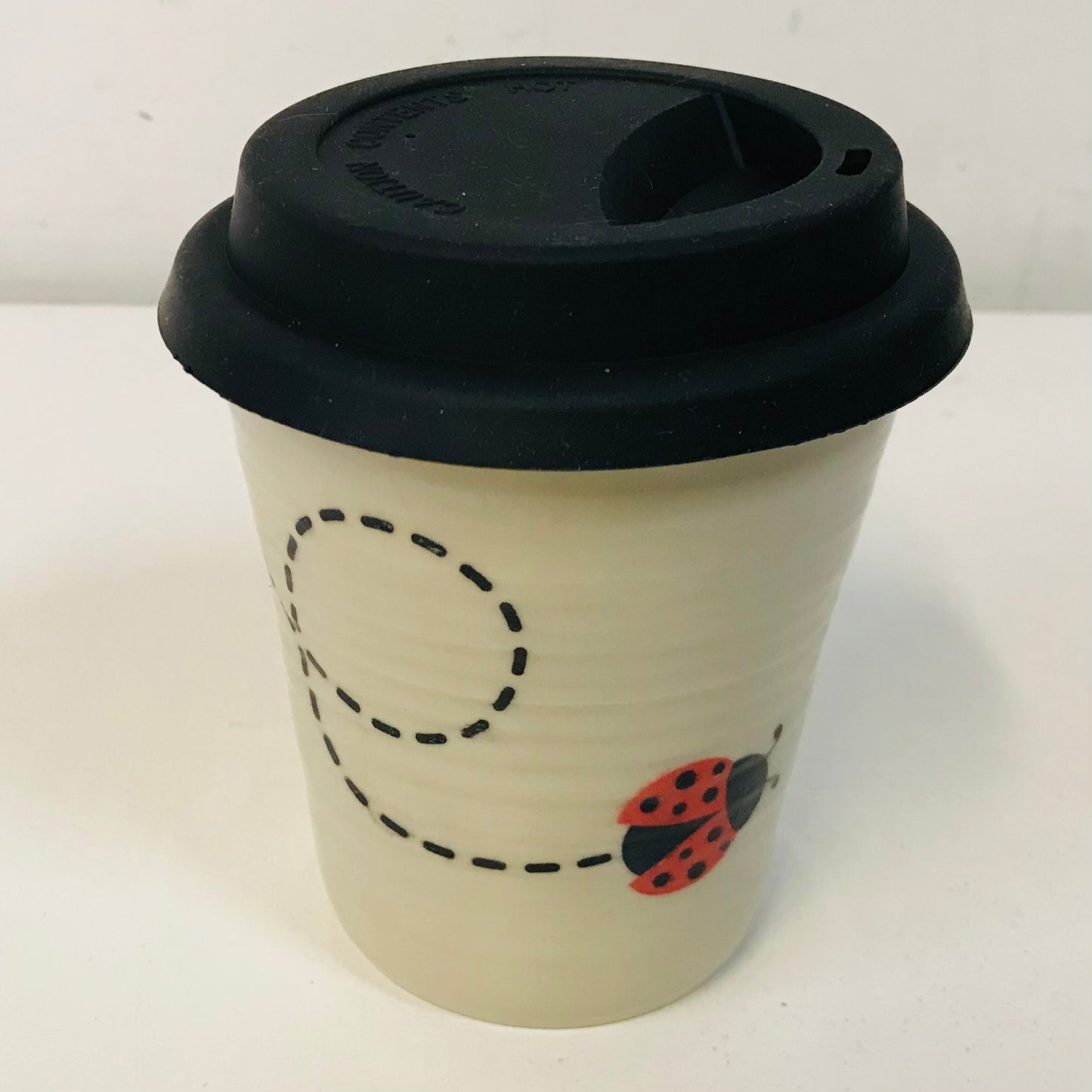 Handmade Travel Cup with Silicone Lid