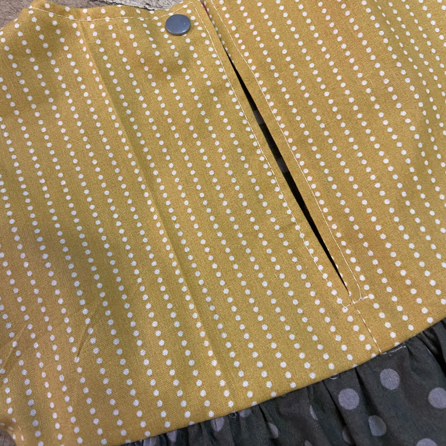 The Moxie Handmade Dress - Mustard Floral