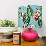 Custom Lamp Shade only - Vintage Blue Floral