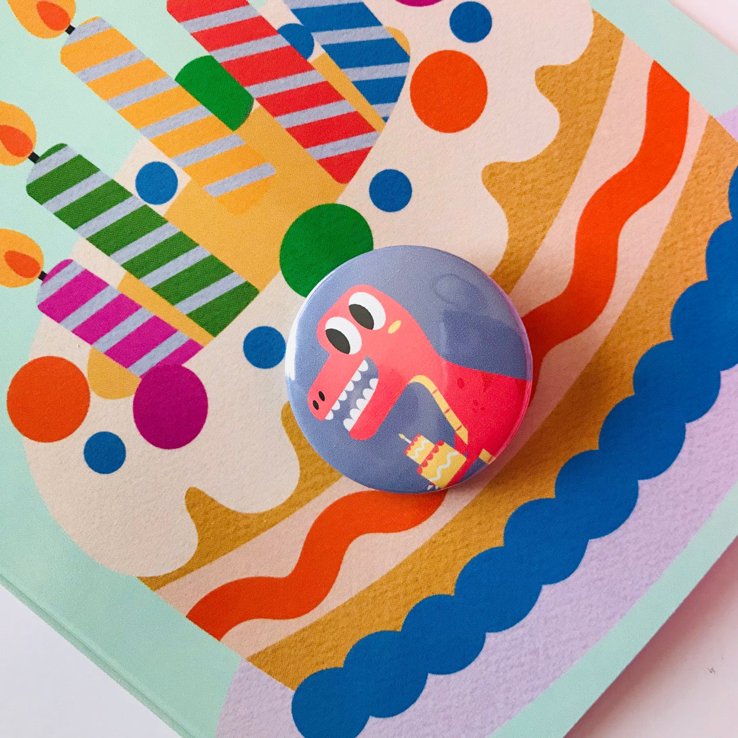 Badge Pin Birthday Cards