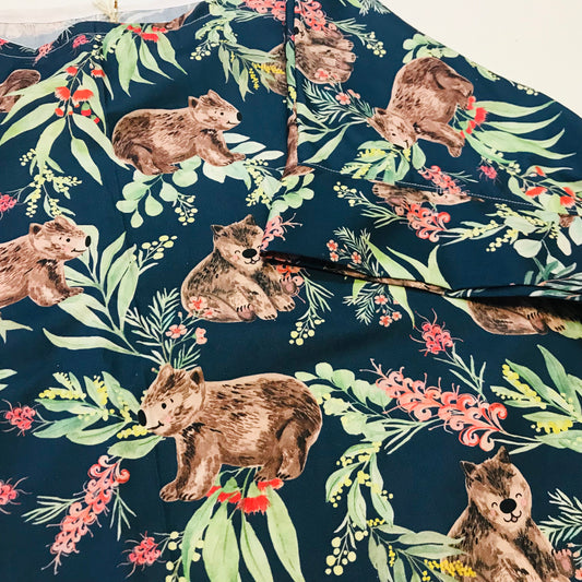 Handmade Women’s Box Top - Wombats (M/L)