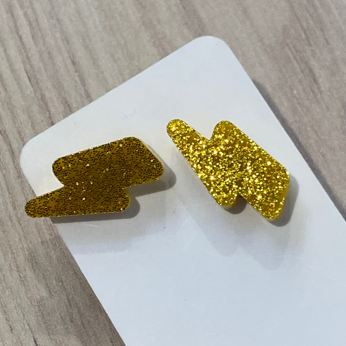 Novelty Studs Earrings - Graphic Acrylic