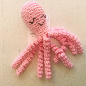 Octopus Crochet Toy - 100% cotton for Premmies & Newborns