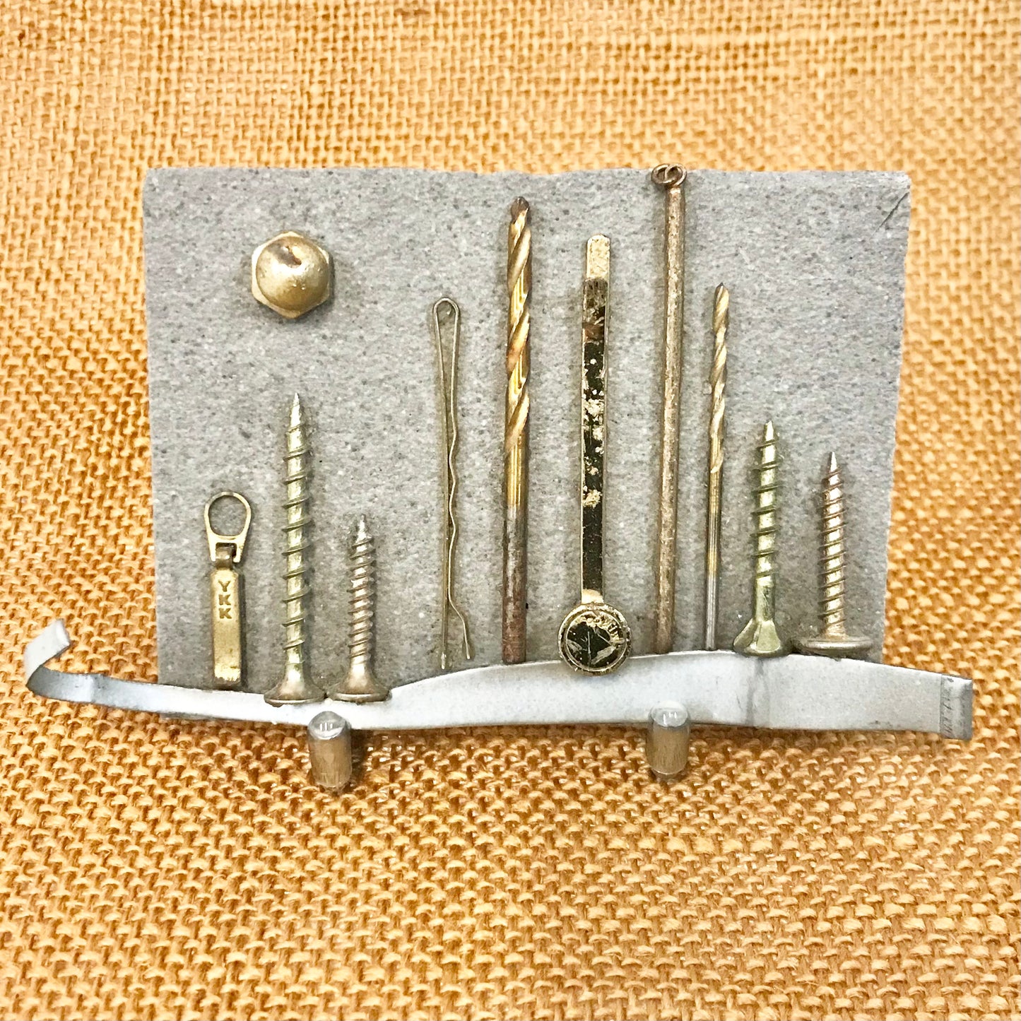 Found Object Sculpture - City of Gold 12: Rolling River