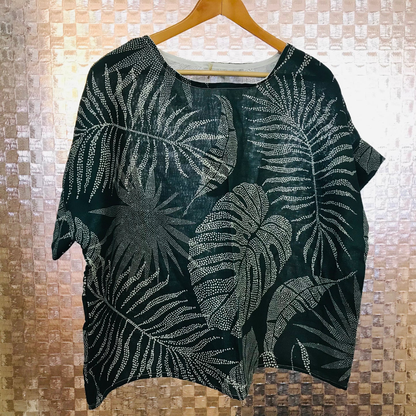 Handmade Women’s Box Top - Ferns (M/L)