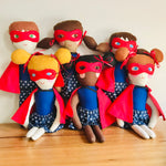 Handmade One-Of-A-Kind Superhero Cloth Doll