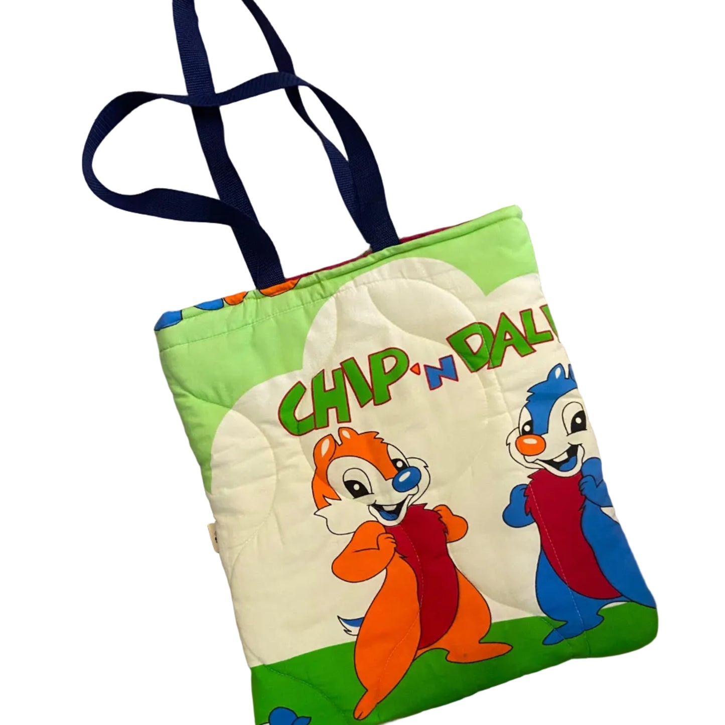 Handmade Fabric Tote Bags with Webbed Shoulder Strapes