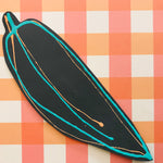 Handpainted Leather Bookmarks