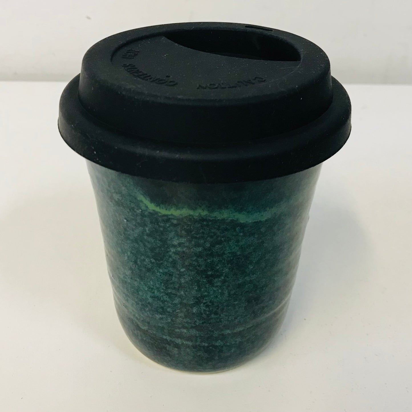 Handmade Travel Cup with Silicone Lid