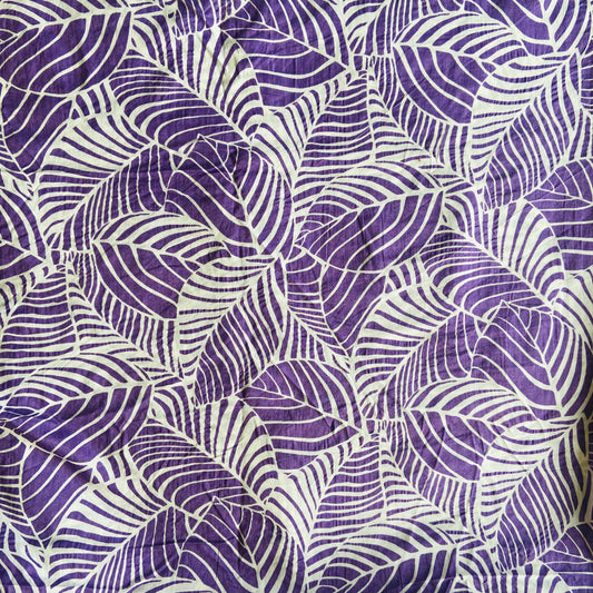 Custom Lamp Shade only - Purple Leaves