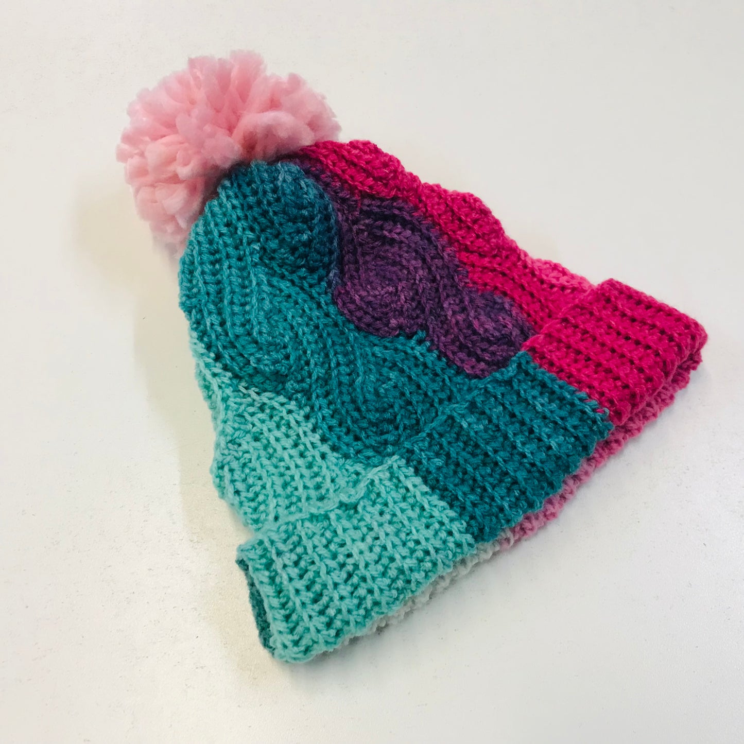 Crochet Wool Blend Beanies - various colours