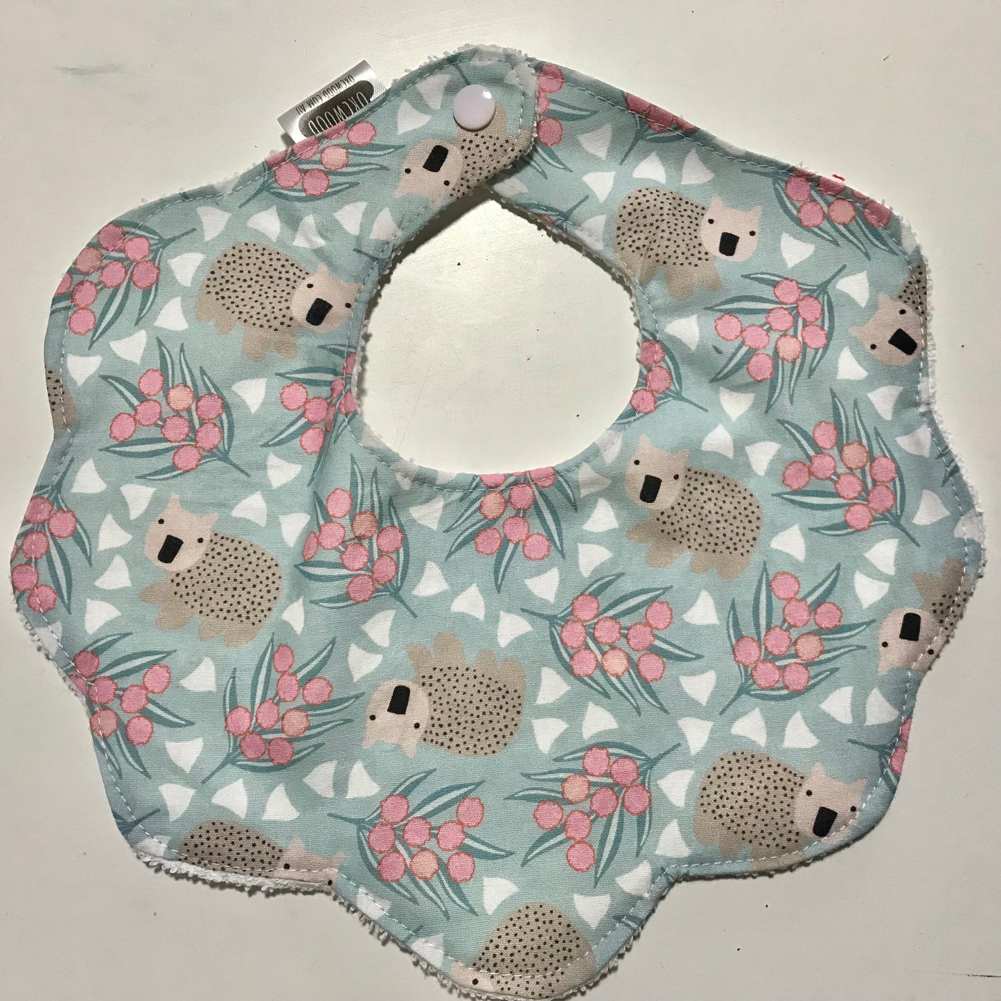 Bibs - Handmade Scalloped baby and toddler bib