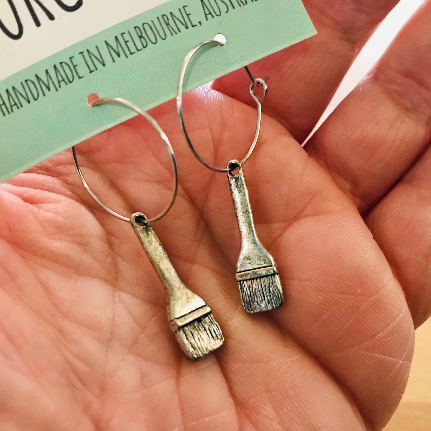 Novelty Charm Hoop Earrings