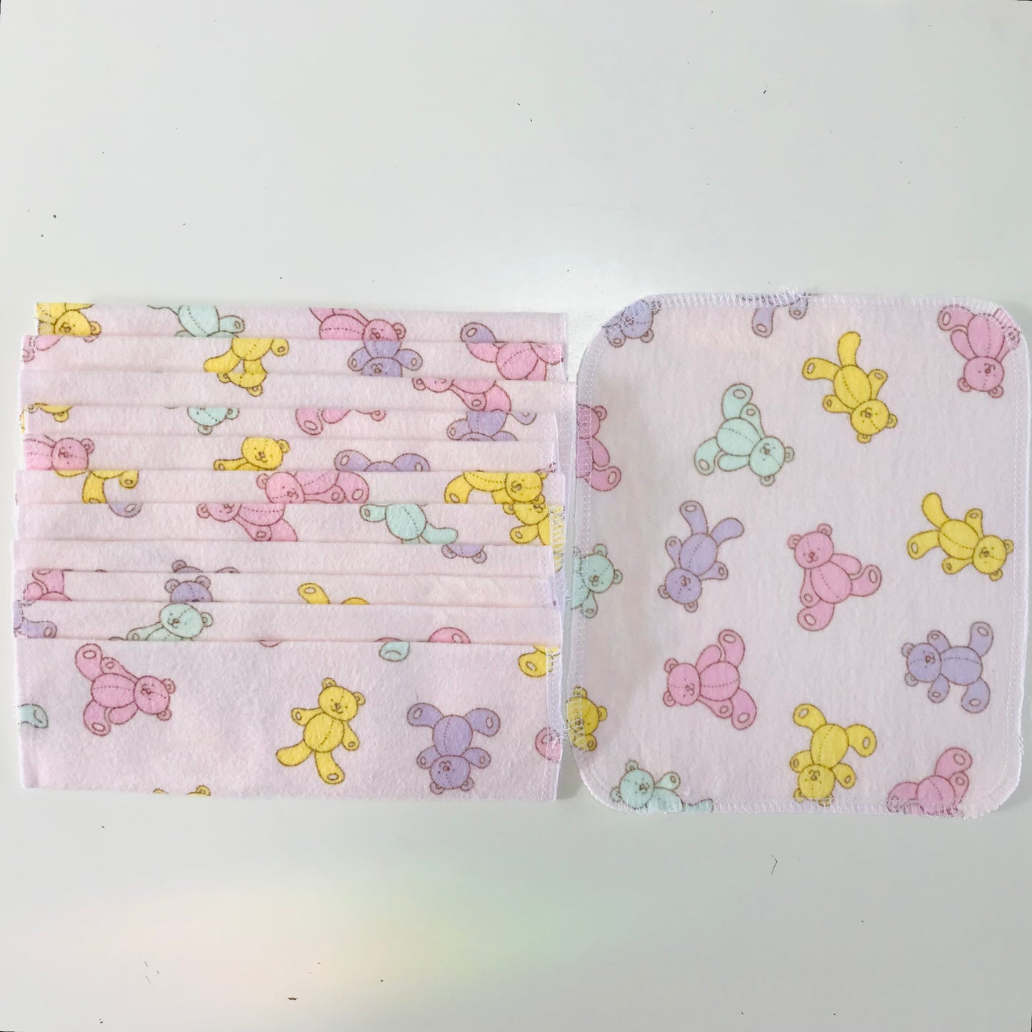 No Waste Reusable Baby Wipes  - pack of 12