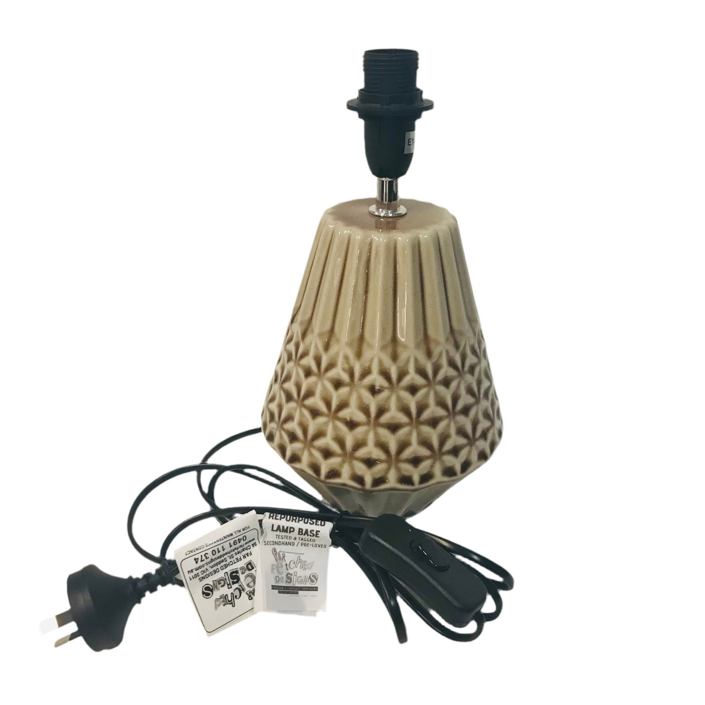 Sunbeam Faces Ceramic Table Lamp