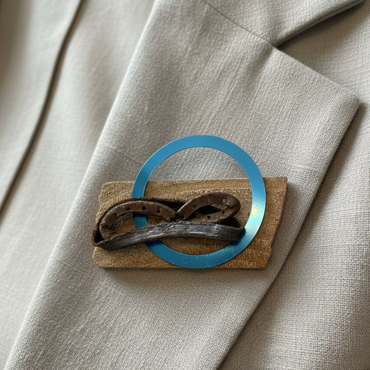 Found Object Brooch - Abstract 6