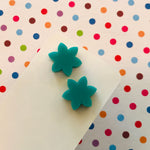 Novelty Studs Earrings - Graphic Acrylic