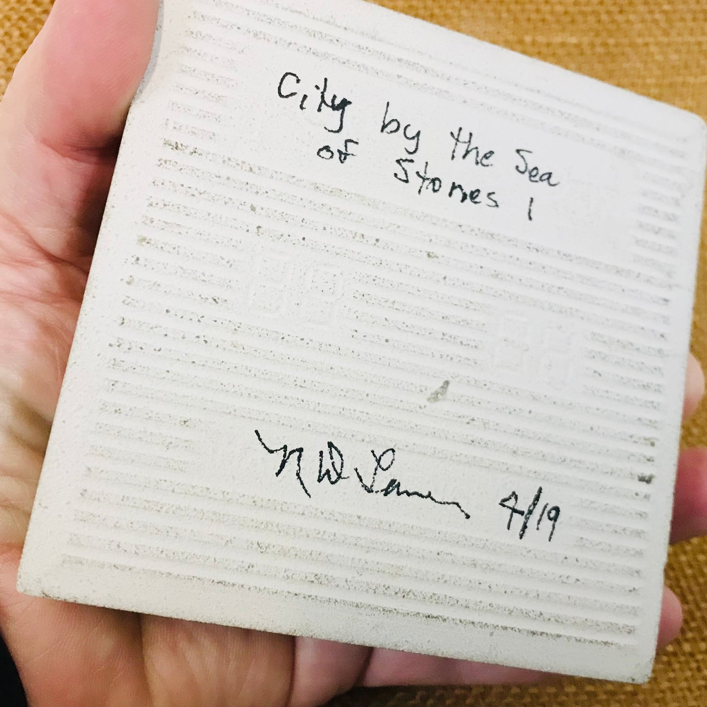 Found Object Sculpture - City by the Sea of Stones 1