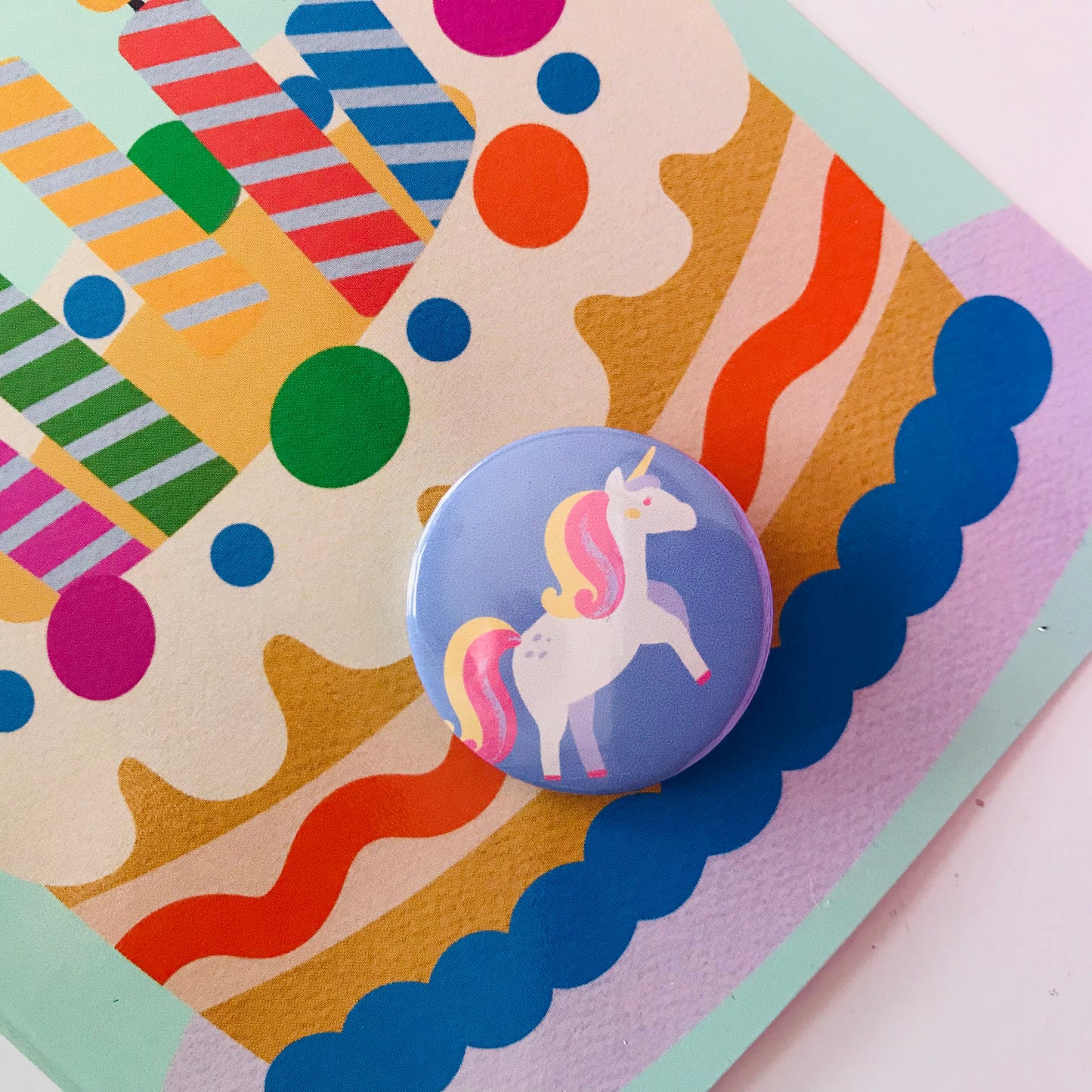 Badge Pin Birthday Cards