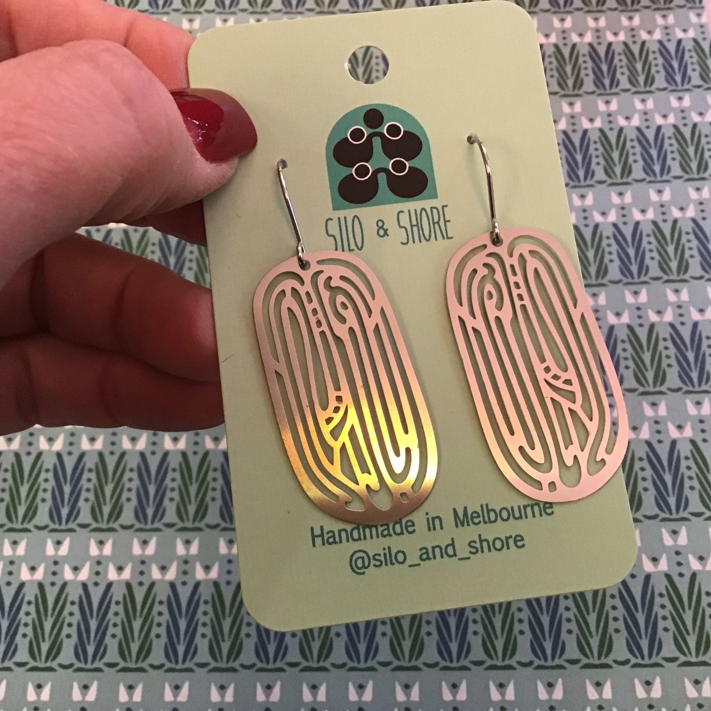 Stainless Steel Statement Earrings - Sojourn Range