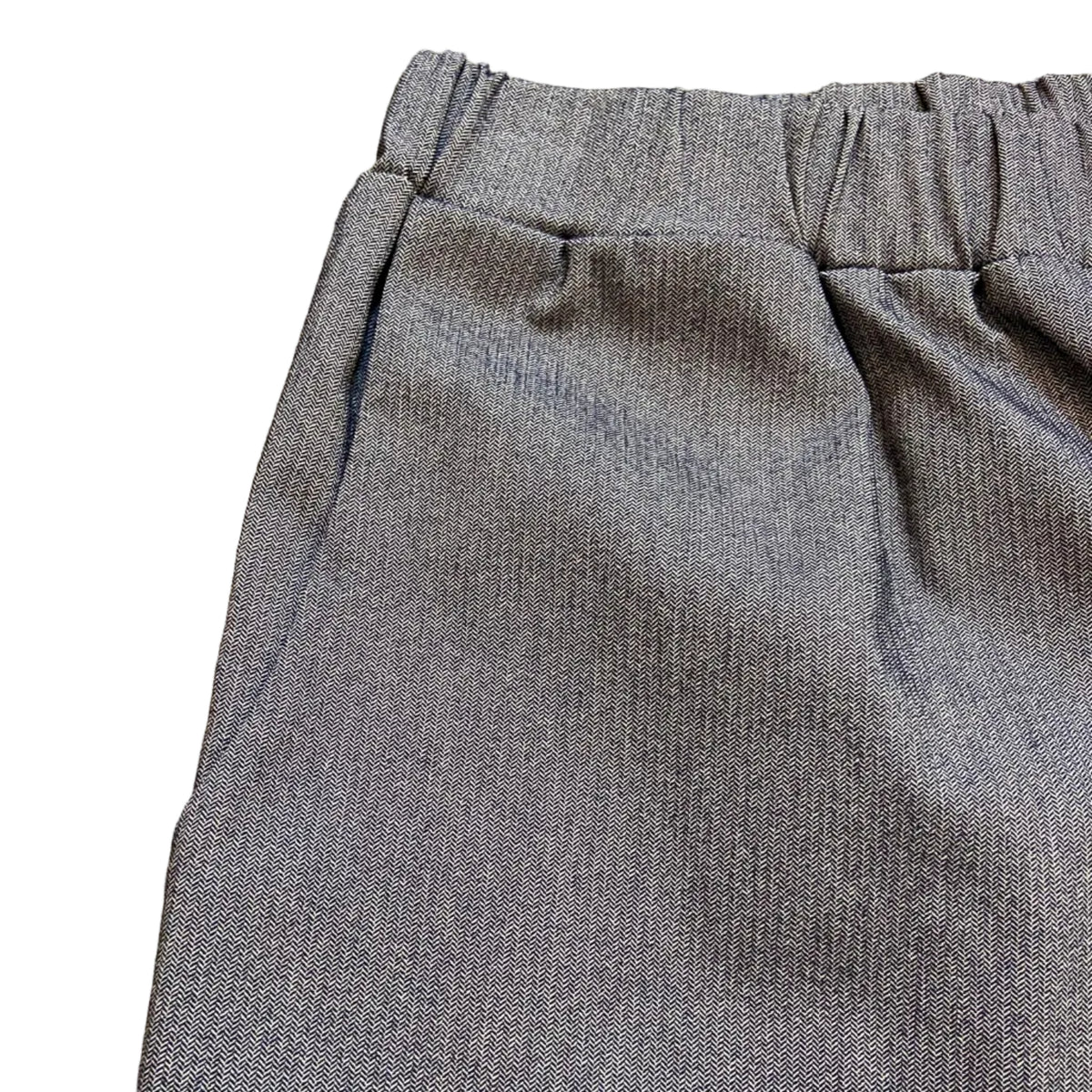 Women's Handmade Pants - Sky Herringbone