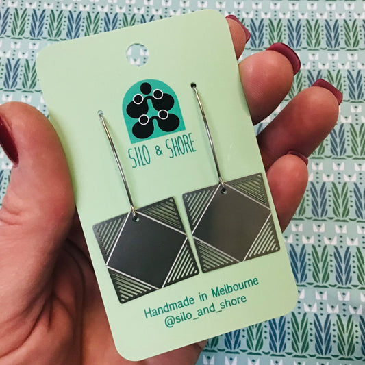 Stainless Steel Statement Earrings - Herring Range