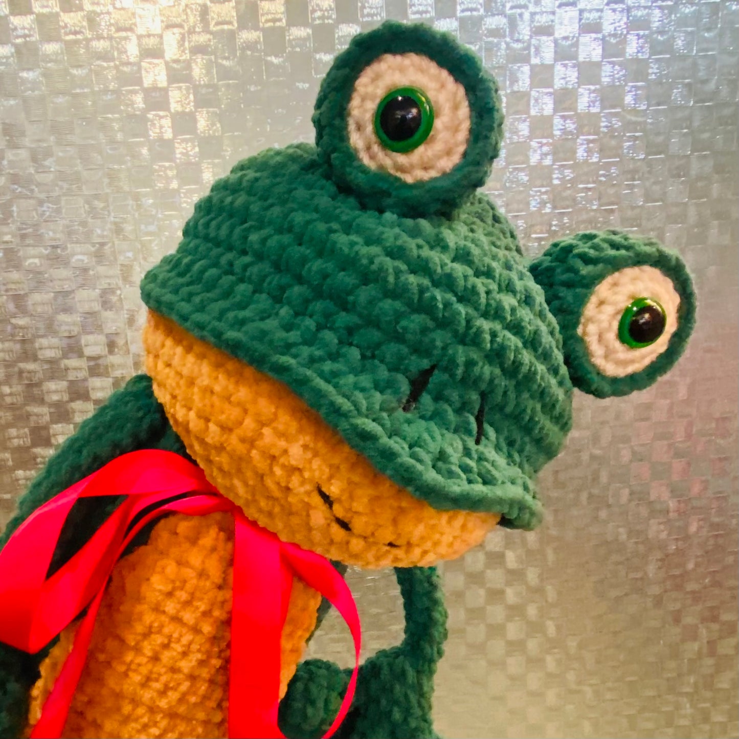 Frog Crochet Toy