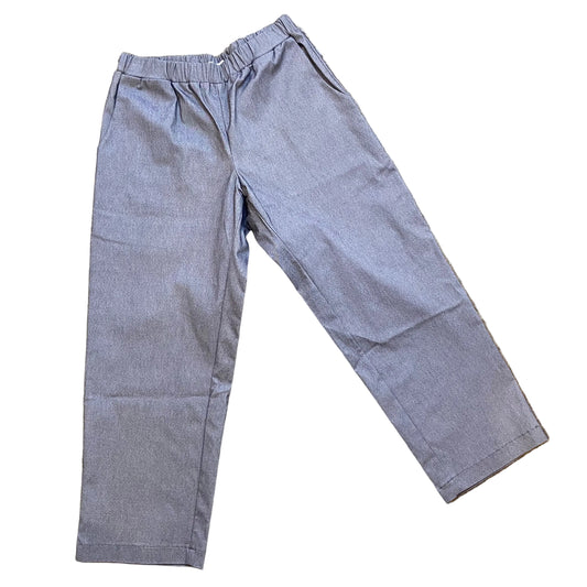 Women's Handmade Pants - Sky Herringbone
