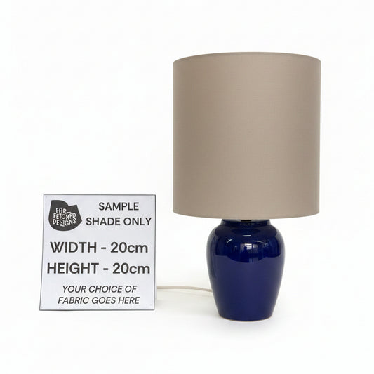 Lamp Base Only - Blue Ceramic Table Lamp