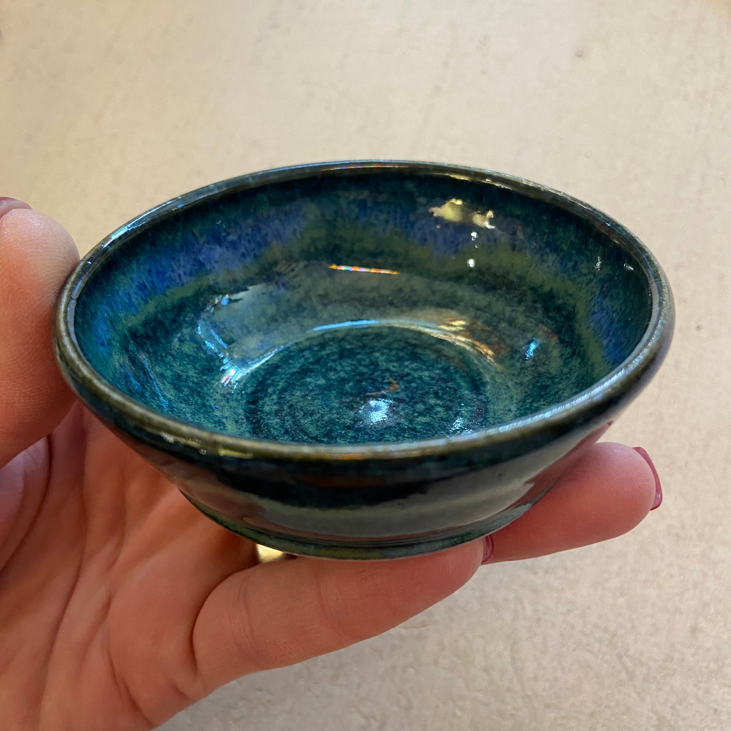 Handthrown Pottery Round Small Bowls & Trinket Dishes